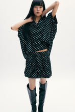 Laden Sie das Bild in den Galerie-Viewer, Damen Bluse polka Dott Outfit 
